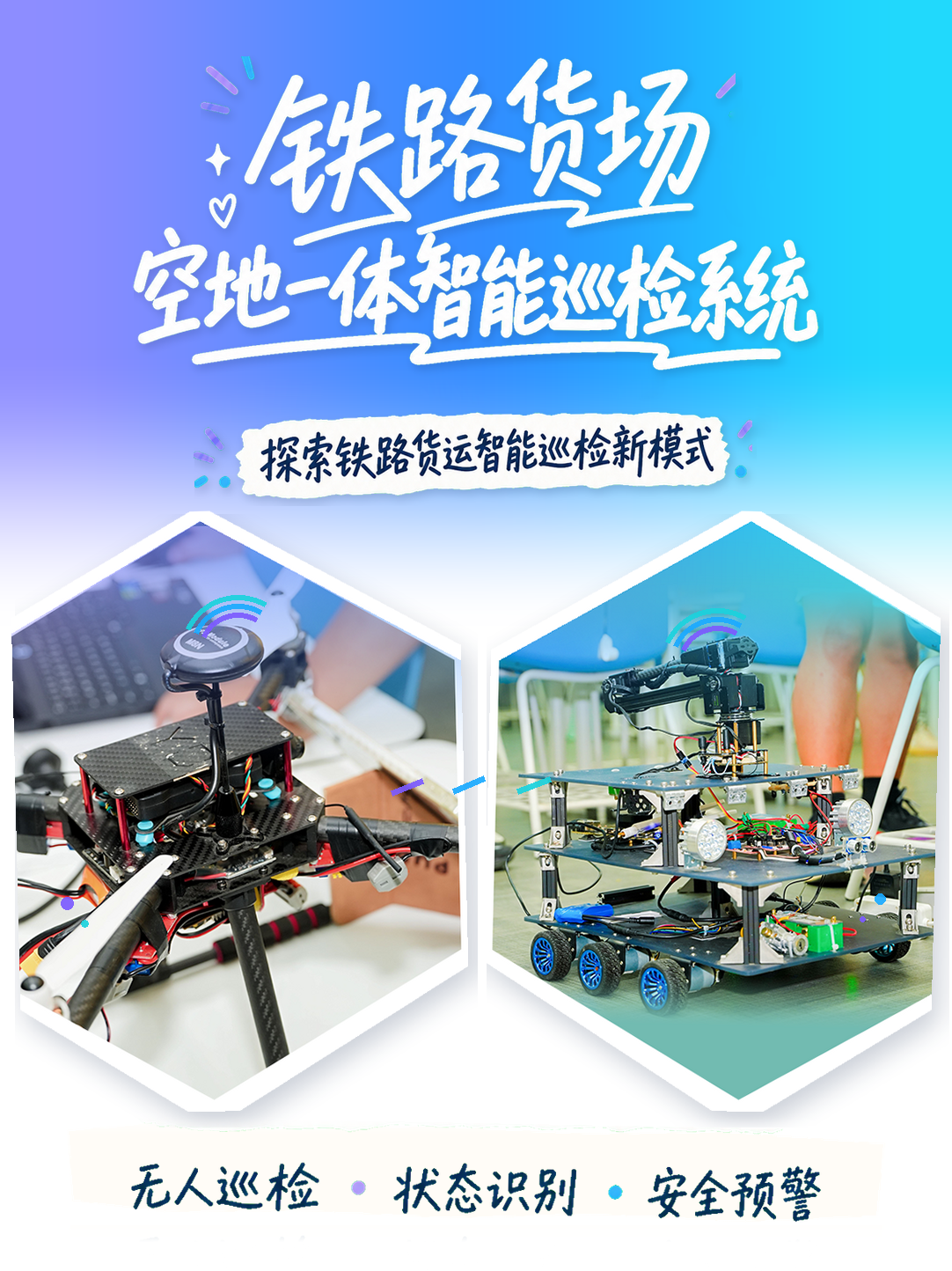 铁路货场空地一体智能巡检系统，探索铁路货运智能巡检新模式