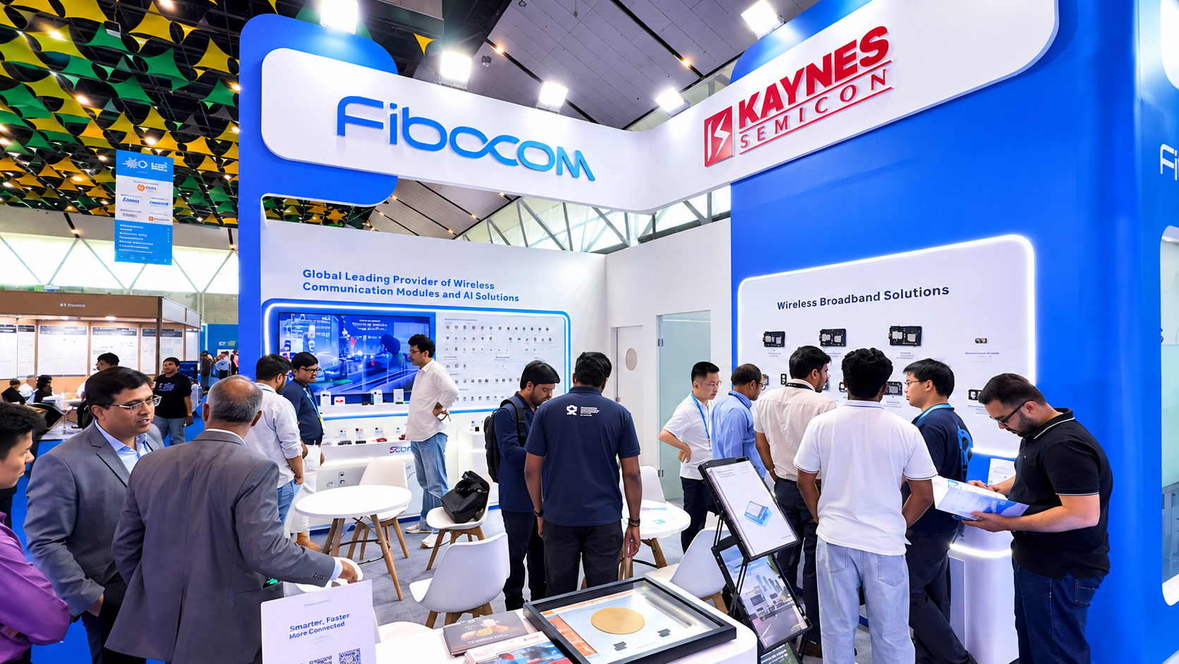 广和通IMC 2026新德里展会现场展示5G FWA与智能计量解决方案